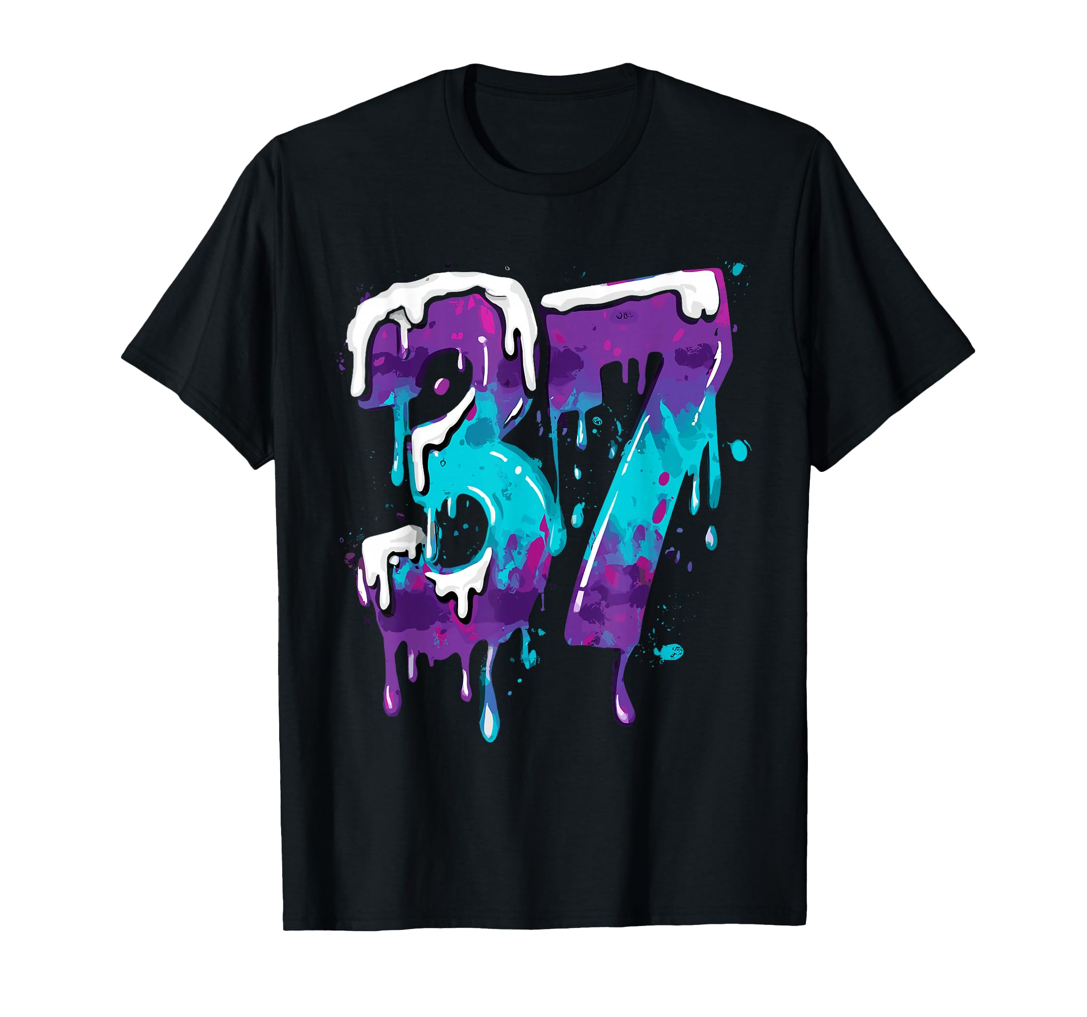 Baseball 37 Number T-Shirt - Trendy Graphic for Adults - T-Shirt, Sweatshirt, Hoodie