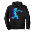 Cricket Player Team Vaporwave Hoodie - Fun Novelty Design Unisex - T-Shirt, Sweatshirt, Hoodie