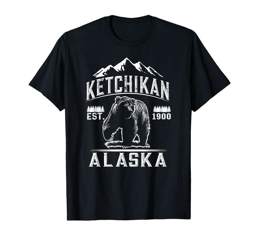 Bear Ketchikan Alaska Ketchikan T-Shirt - Casual Everyday Wear for Adults - T-Shirt, Sweatshirt, Hoodie