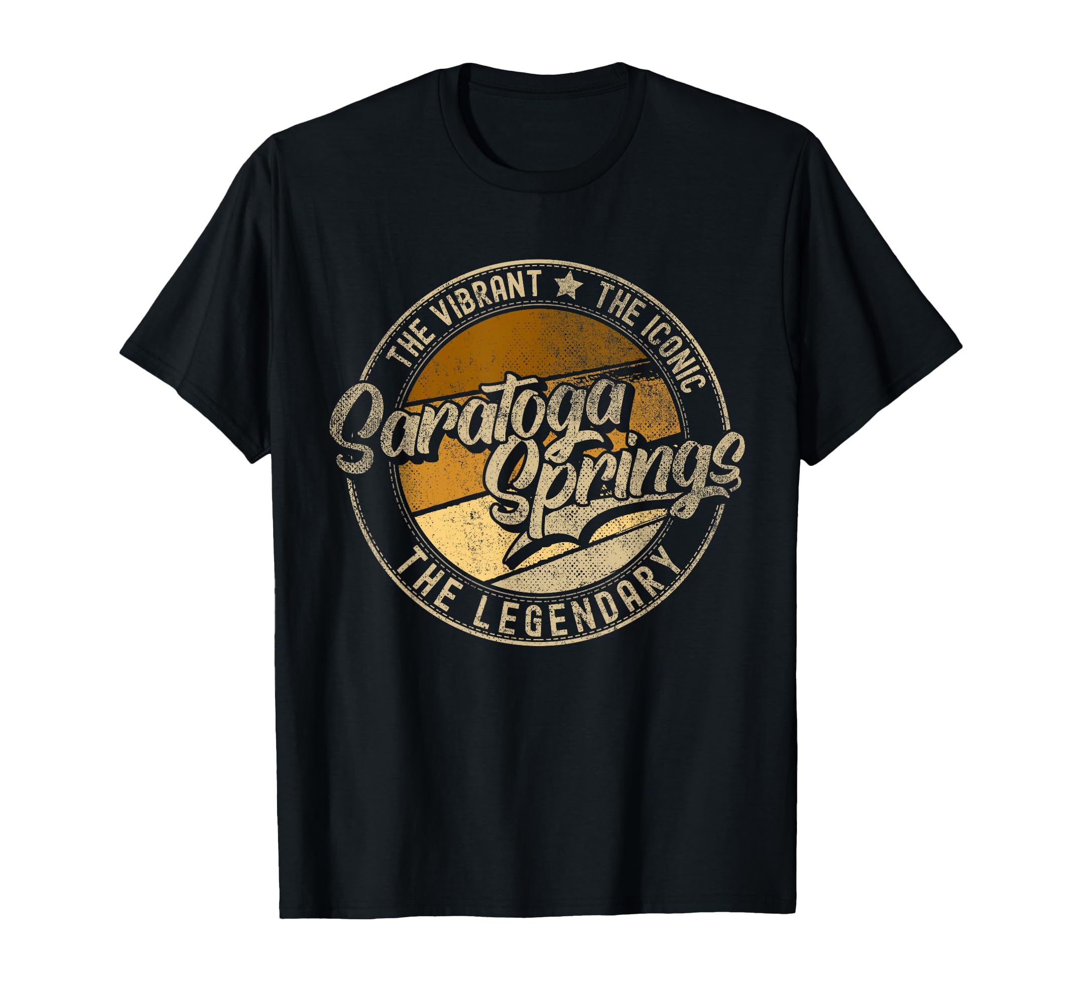 Saratoga Springs Ny New York Distressed T-Shirt - Streetwear Style Unisex - T-Shirt, Sweatshirt, Hoodie