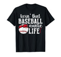 That Baseball Auntie Life Baseball T-Shirt - Aesthetic Graphic for Adults - T-Shirt, Sweatshirt, Hoodie