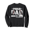 Proud Dad Mode Softball Baseball Sweatshirt - Aesthetic Graphic Men Women - T-Shirt, Sweatshirt, Hoodie