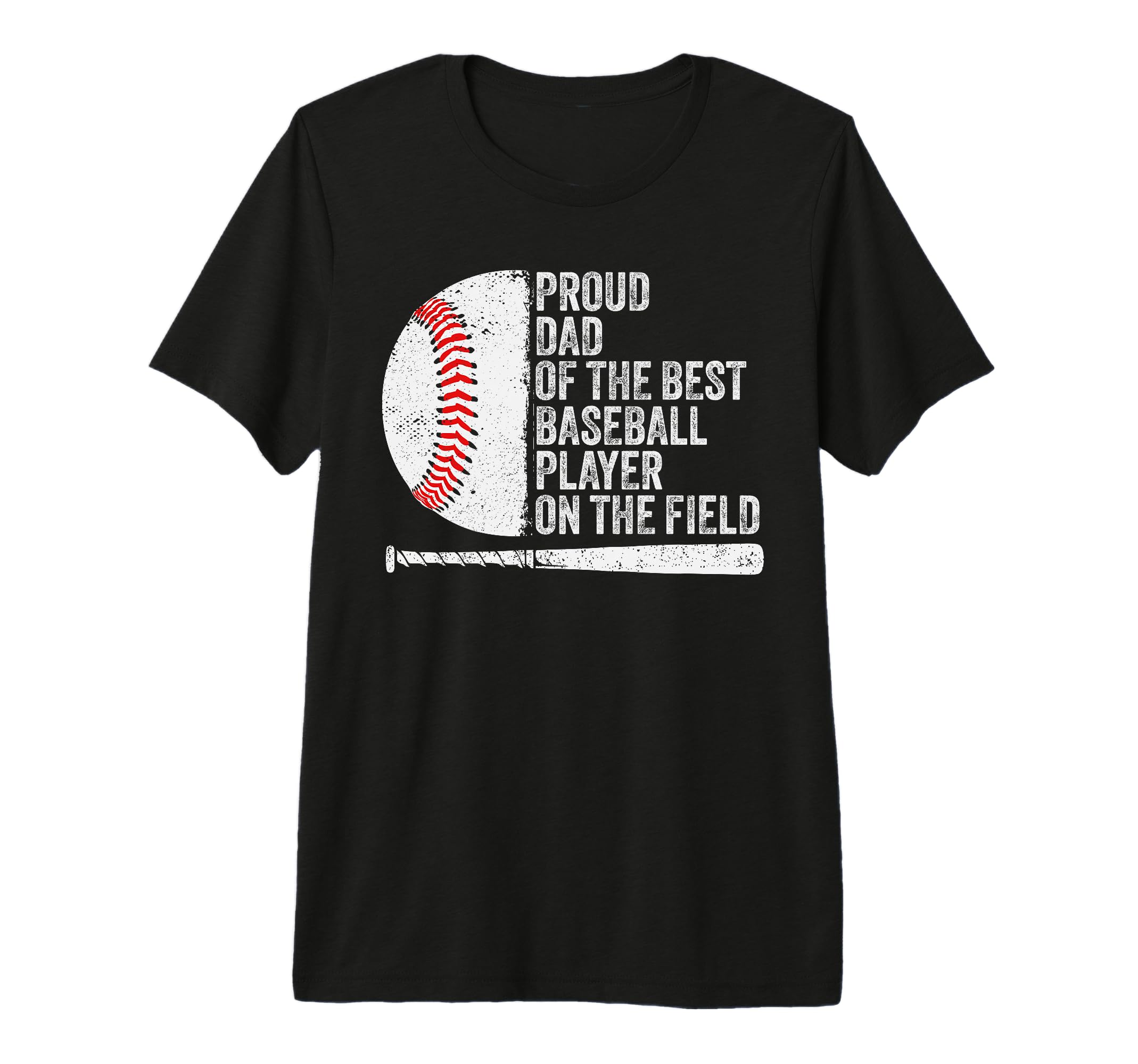Dads Baseball Proud Baseball Dad T-Shirt - Casual Everyday Wear Unisex - T-Shirt, Sweatshirt, Hoodie