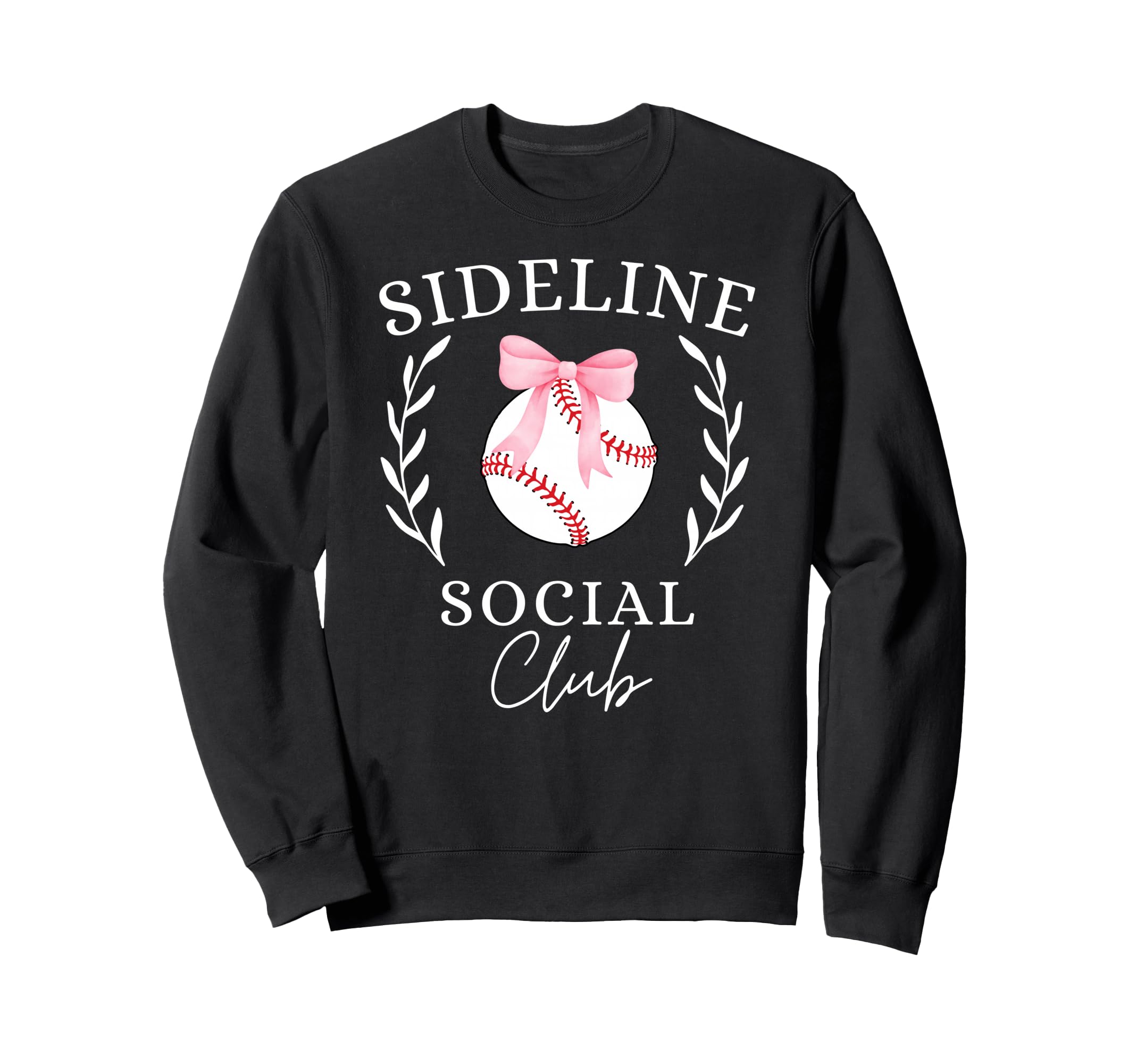 Sideline Social Club Coquette Baseball Sweatshirt - Novelty Apparel Unisex - T-Shirt, Sweatshirt, Hoodie