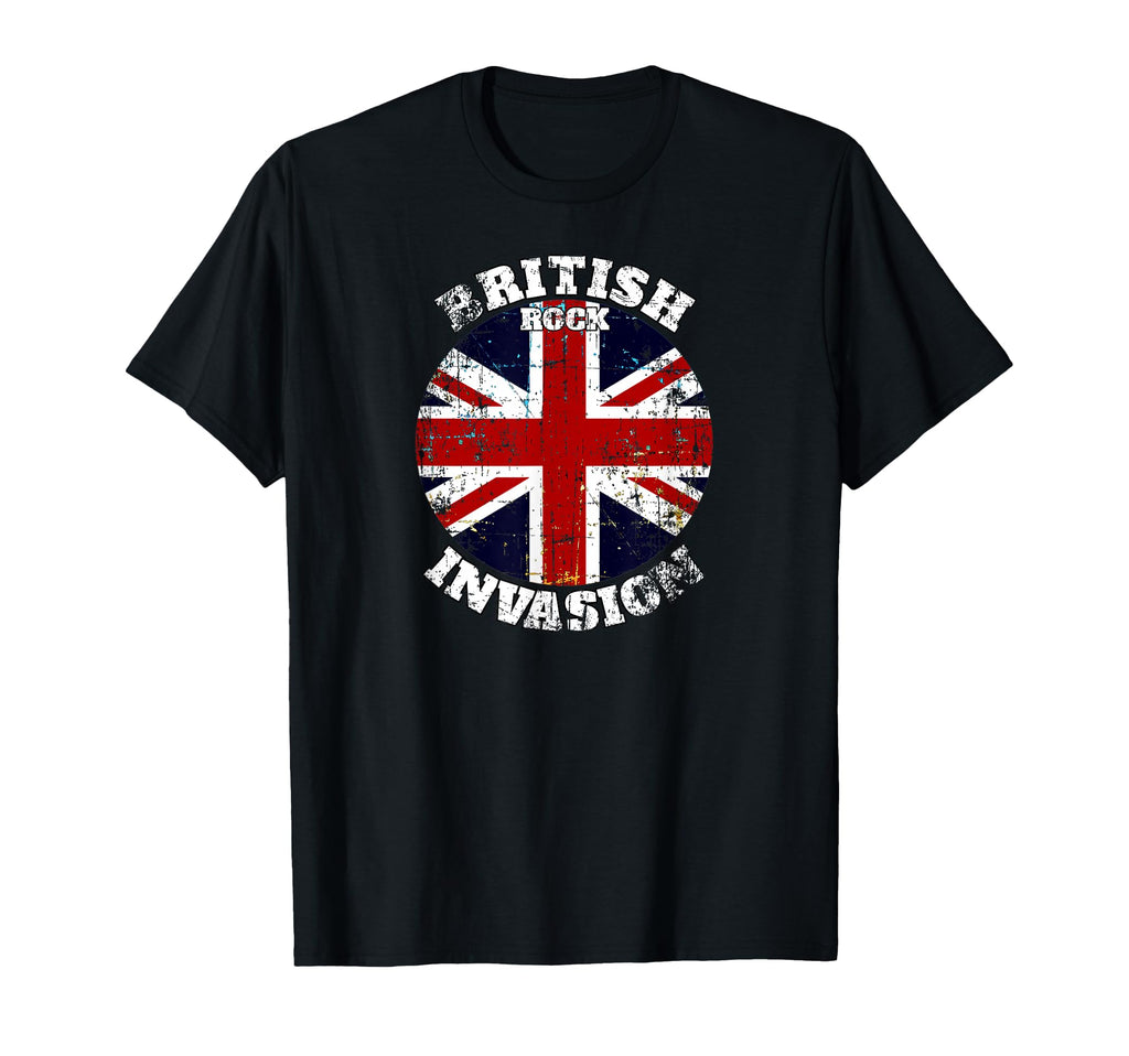 British Rock Music Invasion V2 T-Shirt - Minimalist Print for Adults - T-Shirt, Sweatshirt, Hoodie