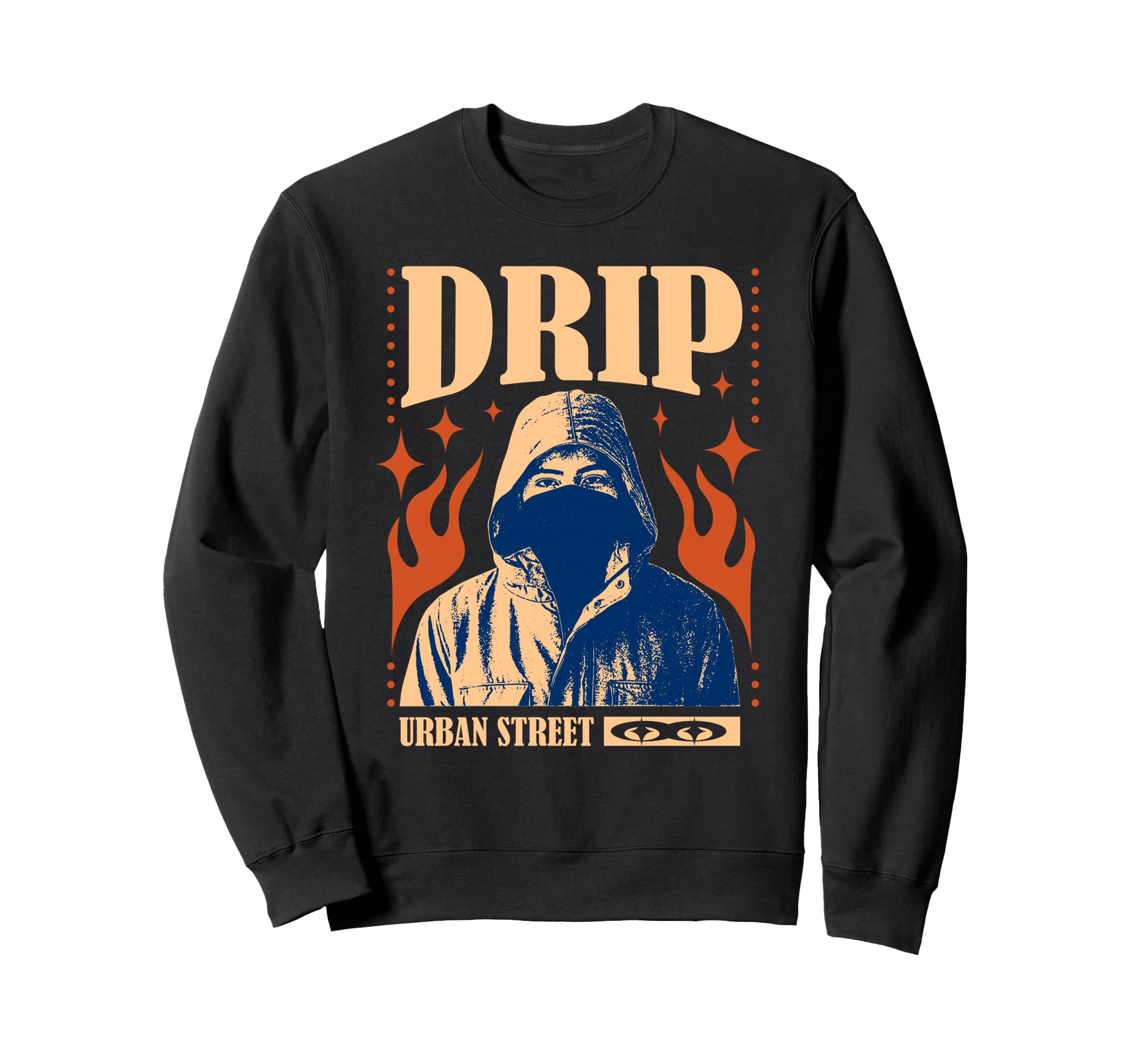 Y2K Drip Bold Urban Graffiti Sweatshirt - Minimalist Print Men Women - T-Shirt, Sweatshirt, Hoodie