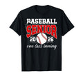 Baseball Senior 2026 Last Inning Senior T-Shirt - Minimalist Print Unisex - T-Shirt, Sweatshirt, Hoodie