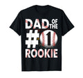 Dad Rookie 1St Baseball Birthday Party T-Shirt - Trendy Graphic Unisex - T-Shirt, Sweatshirt, Hoodie