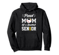 Proud Mom Baseball Senior 2025 Mom Hoodie - Minimalist Print Unisex - T-Shirt, Sweatshirt, Hoodie