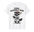 Raccoon Feral Baseball Mom Trash Panda T-Shirt - Unique Graphic for Adults - T-Shirt, Sweatshirt, Hoodie