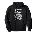 Camera Photographer Hoodie - Fun Novelty Design Unisex - T-Shirt, Sweatshirt, Hoodie