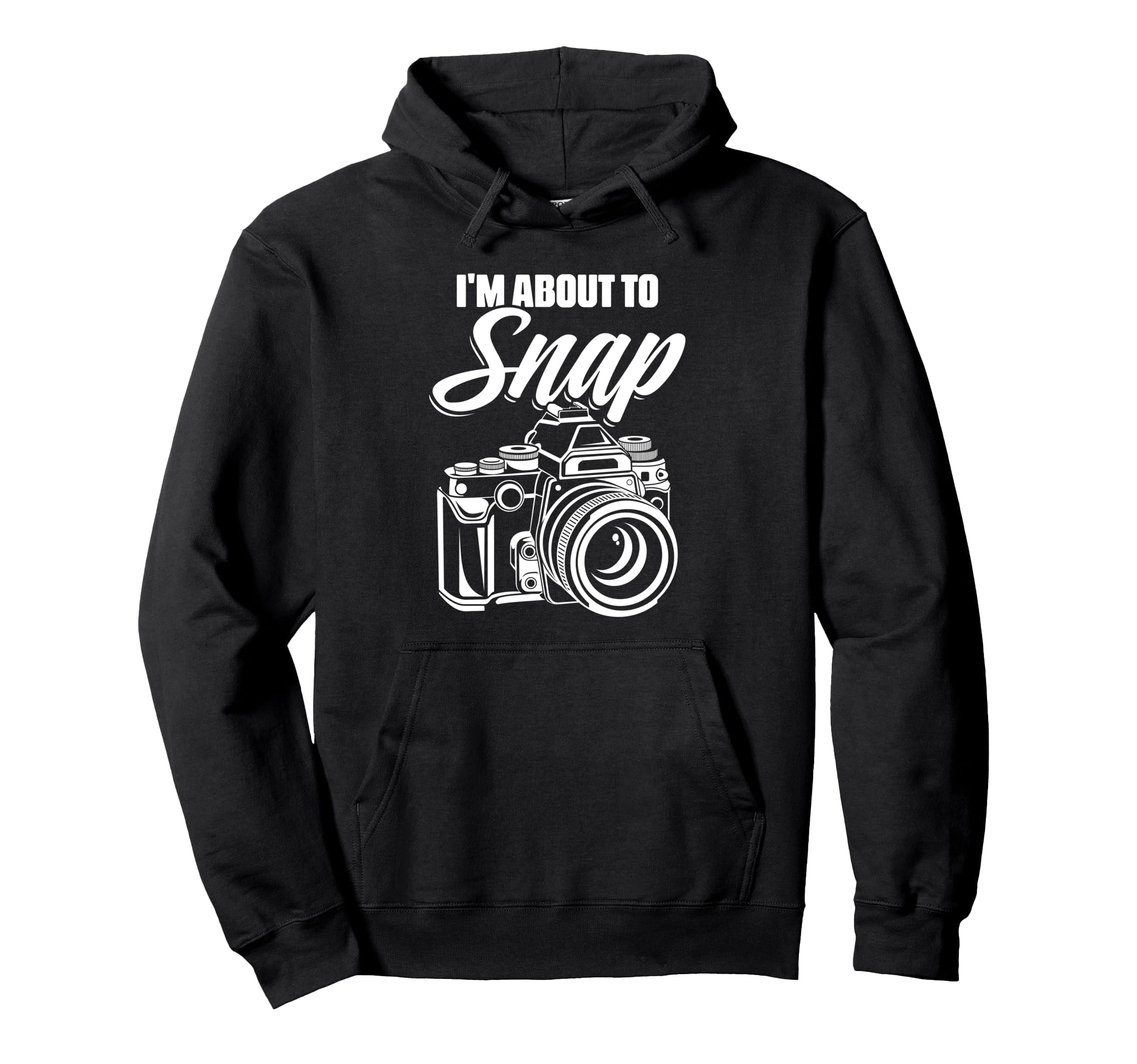 Camera Photographer Hoodie - Fun Novelty Design Unisex - T-Shirt, Sweatshirt, Hoodie