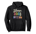 2001 Birthday Funny Old Cassette Hoodie - Fun Novelty Design Men Women - T-Shirt, Sweatshirt, Hoodie