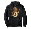 Golden Retriever Cowboy Western Hat Hoodie - Streetwear Style Unisex - T-Shirt, Sweatshirt, Hoodie