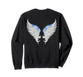 Gothic Angel Wings Fairy Grunge Y2K Sweatshirt - Graphic Print Unisex - T-Shirt, Sweatshirt, Hoodie