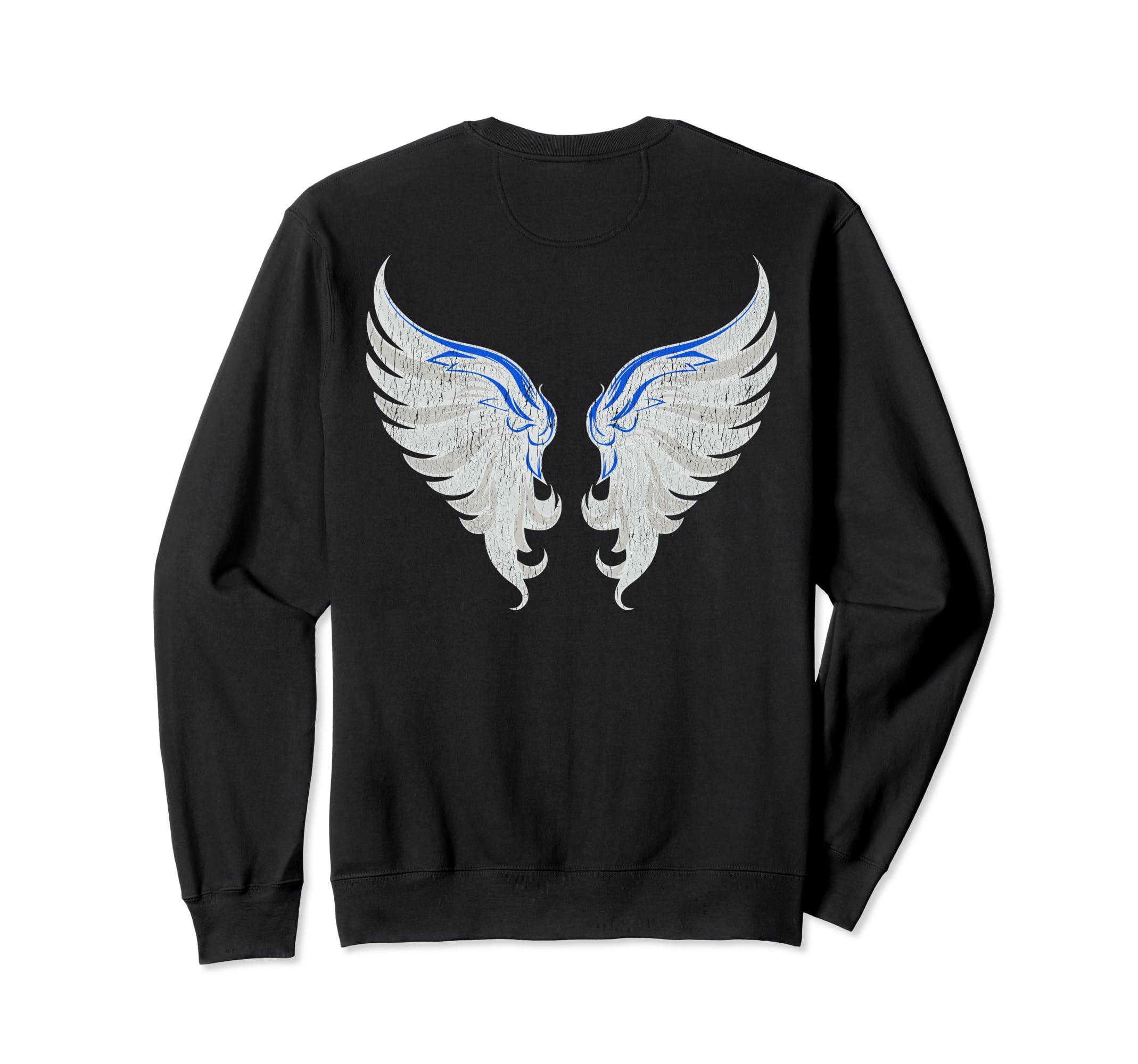 Gothic Angel Wings Fairy Grunge Y2K Sweatshirt - Graphic Print Unisex - T-Shirt, Sweatshirt, Hoodie