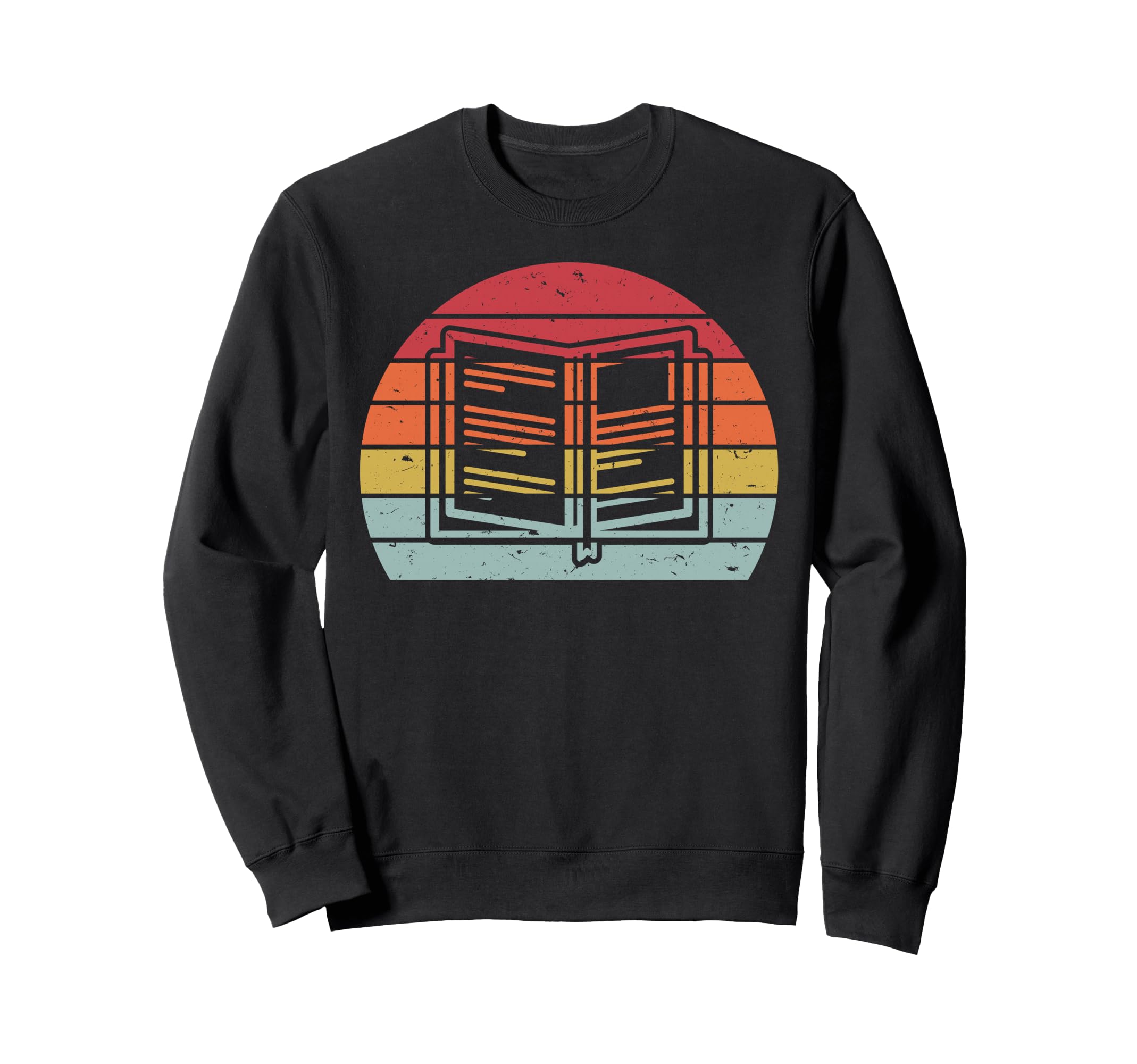 Book Reading Sunset Sweatshirt - Streetwear Style Unisex - T-Shirt, Sweatshirt, Hoodie