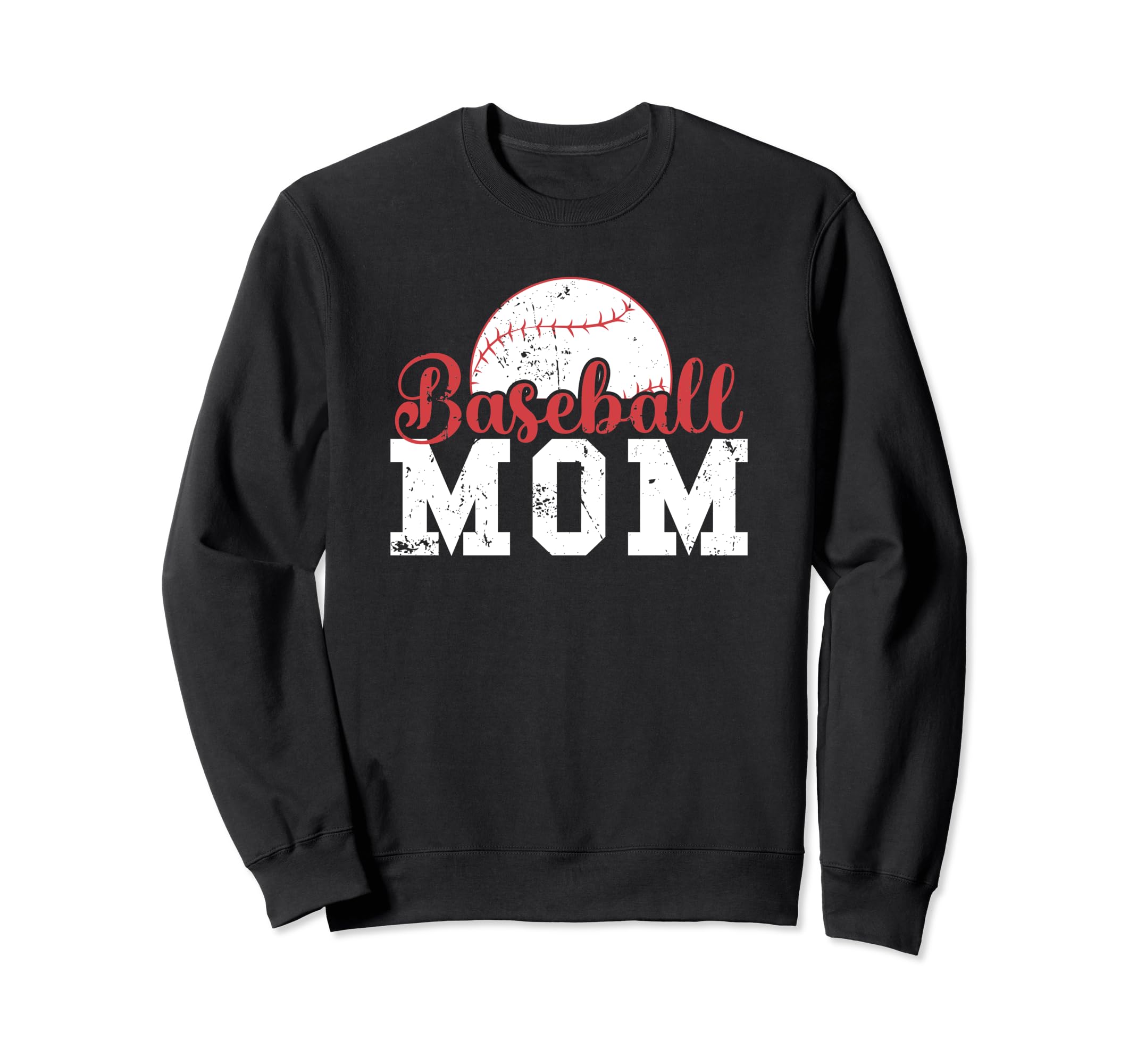 Baseball Mom Sweatshirt - Casual Everyday Wear Unisex - T-Shirt, Sweatshirt, Hoodie