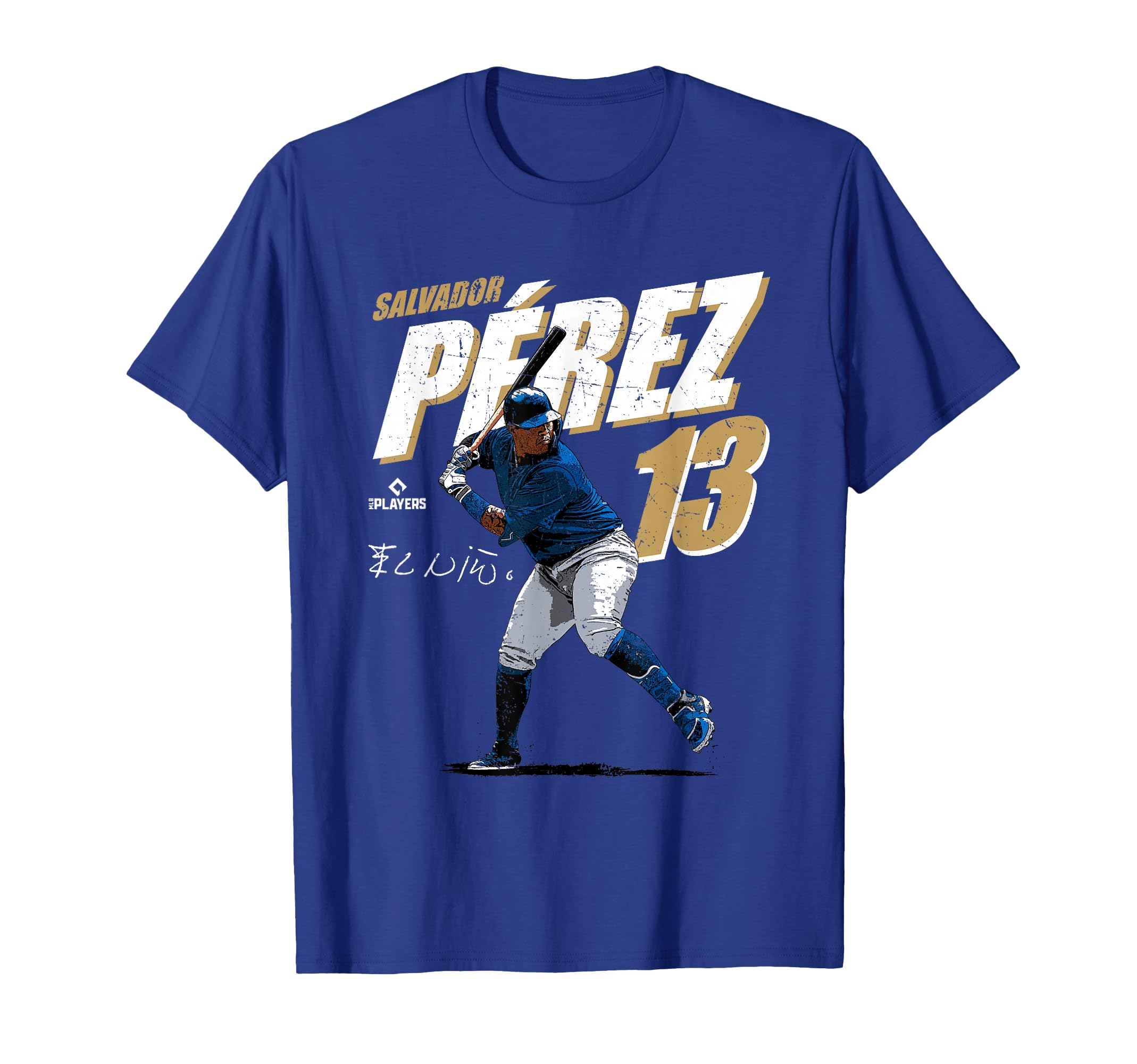 License Champs Salvador Perez T-Shirt - Fun Novelty Design for Adults - T-Shirt, Sweatshirt, Hoodie