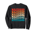 Groovy 70S Waitress Funny Boho Hippie Sweatshirt - Graphic Print Unisex - T-Shirt, Sweatshirt, Hoodie