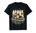 Surfing Tropical Surfboards Surfer T-Shirt - Custom Art Print for Adults - T-Shirt, Sweatshirt, Hoodie