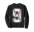 9 Years Old Birthday Baseball Sweatshirt - Casual Everyday Wear Men Women - T-Shirt, Sweatshirt, Hoodie