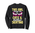 Rollerskate This Runs Cats And Roller Sweatshirt - Novelty Apparel Unisex - T-Shirt, Sweatshirt, Hoodie