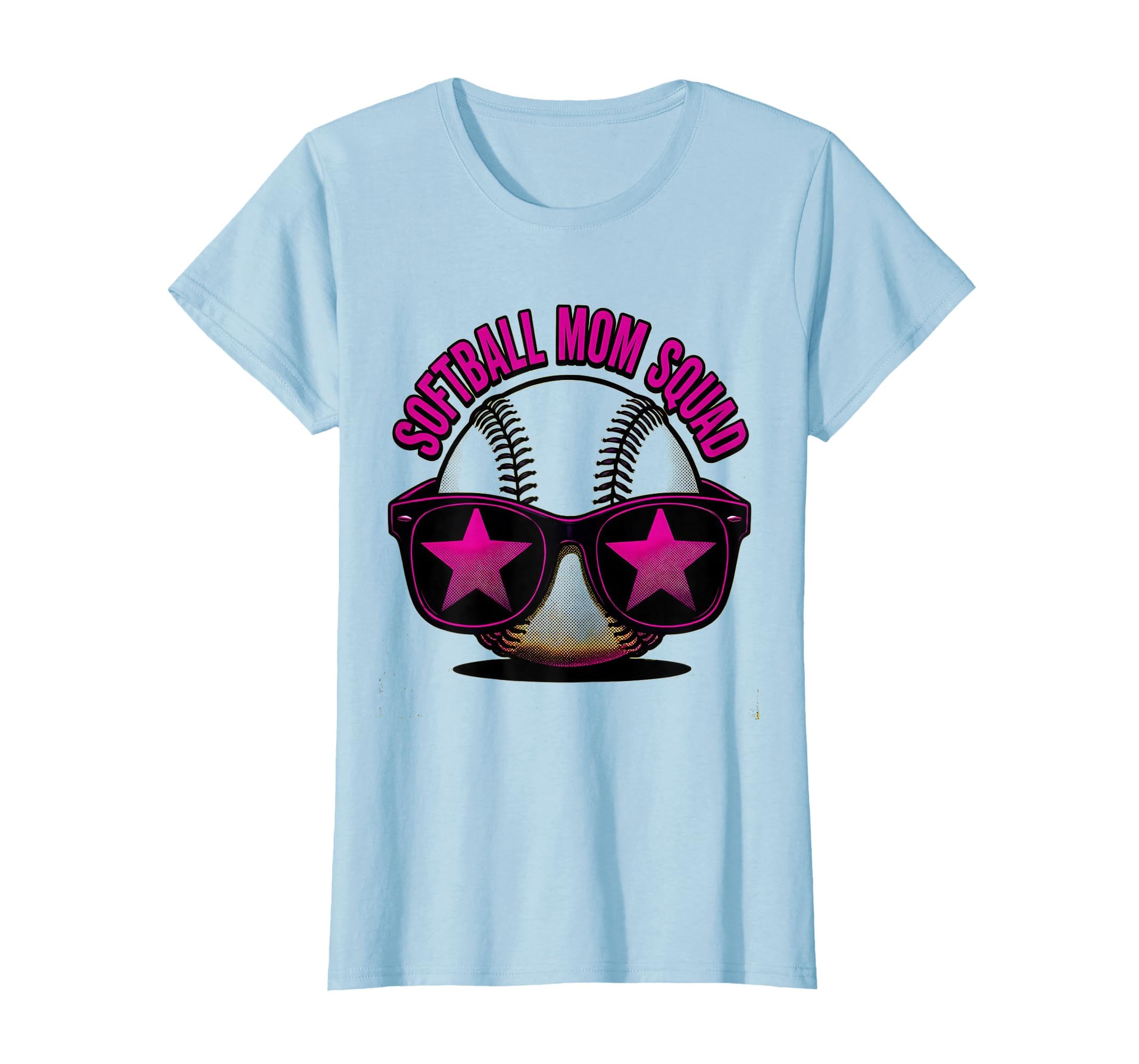 Softball Mom Squad Proud Baseball Mom T-Shirt - Unique Graphic Unisex - T-Shirt, Sweatshirt, Hoodie