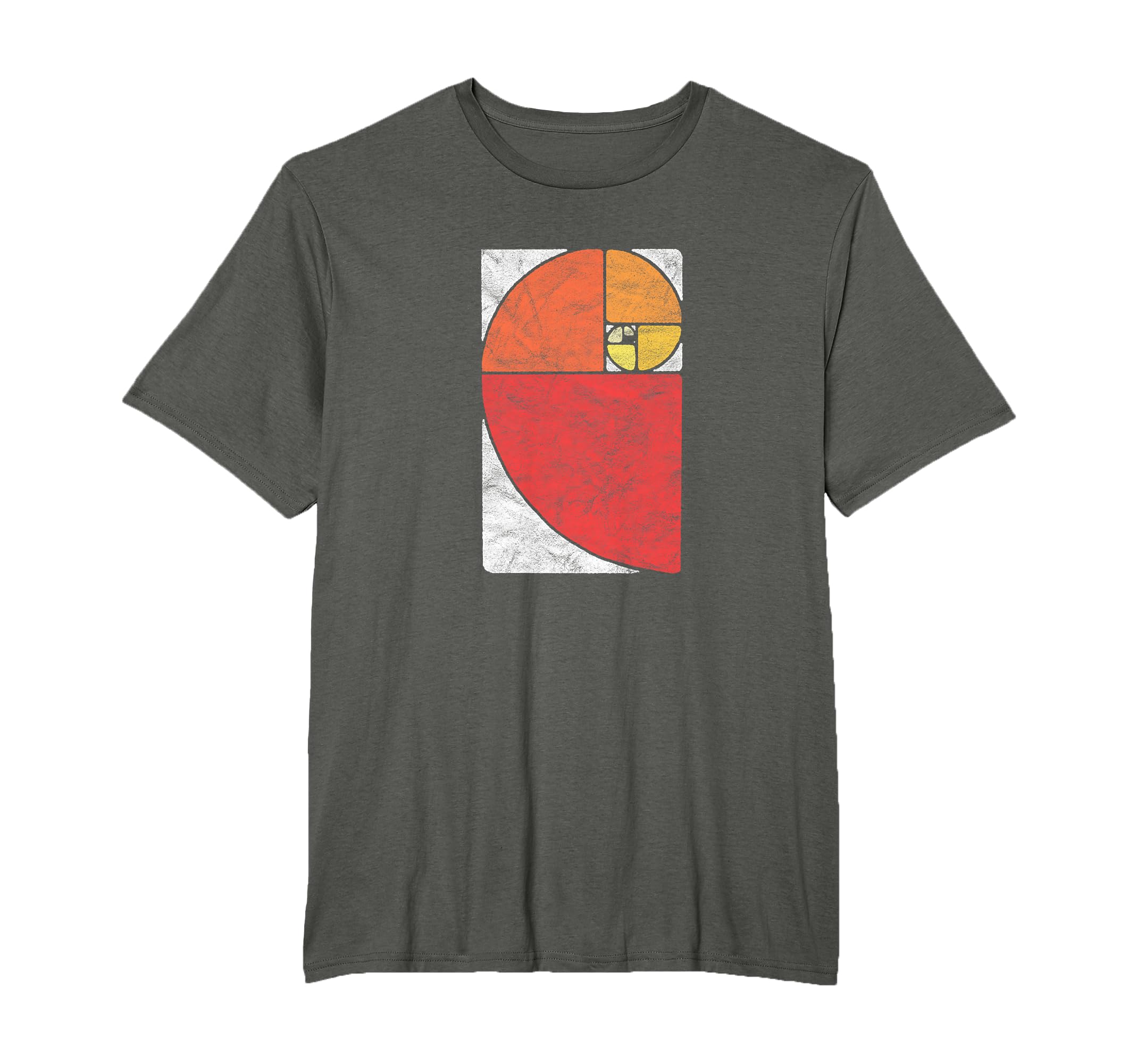 Fibonacci Sequence Golden Ratio Spiral T-Shirt - Custom Art Print Unisex - T-Shirt, Sweatshirt, Hoodie