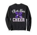 Cheer Mom Mother Bow Cheerleader Game Sweatshirt - Trendy Graphic Unisex - T-Shirt, Sweatshirt, Hoodie