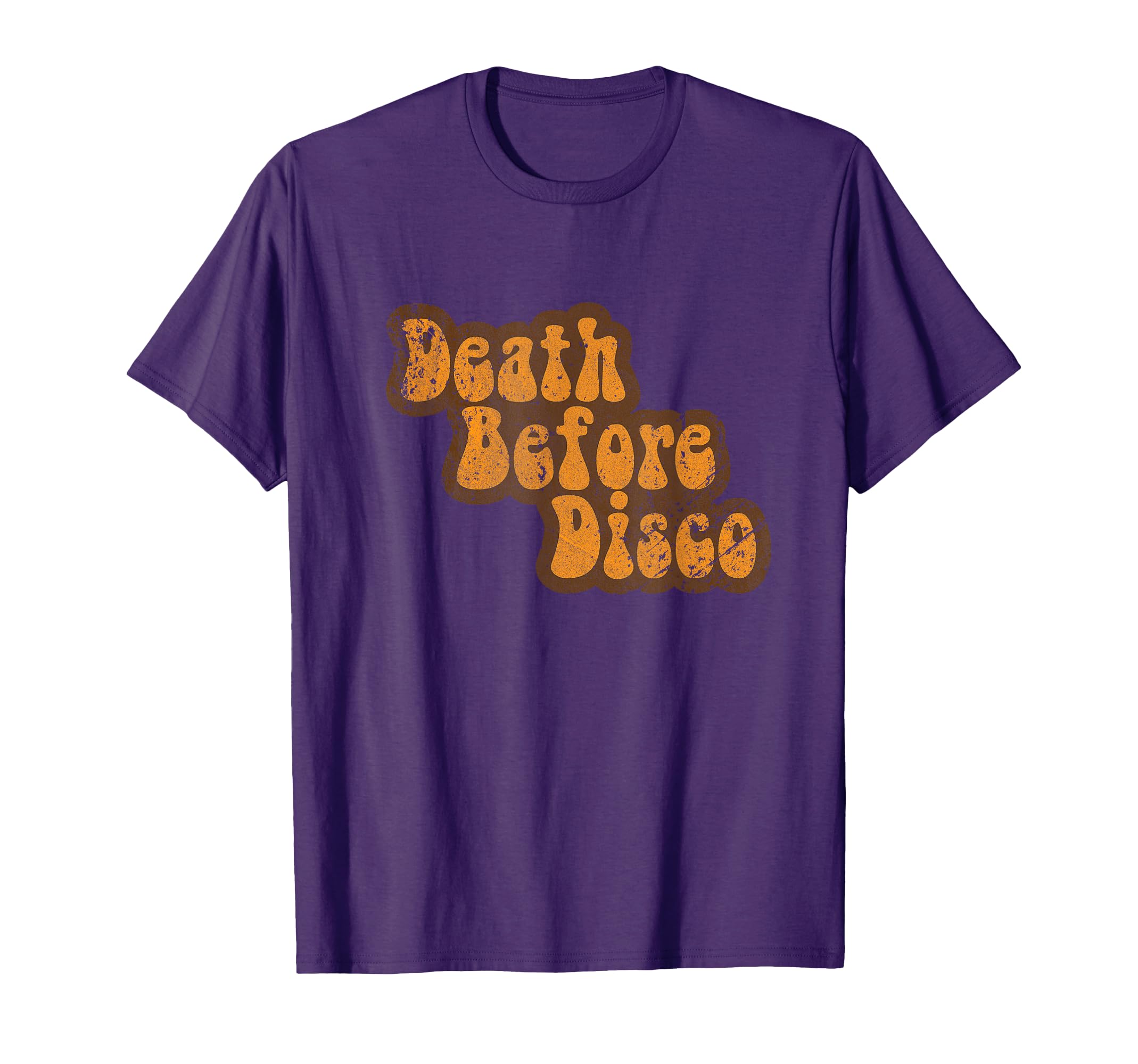 Distressed Death Before Disco T-Shirt - Aesthetic Graphic for Adults - T-Shirt, Sweatshirt, Hoodie