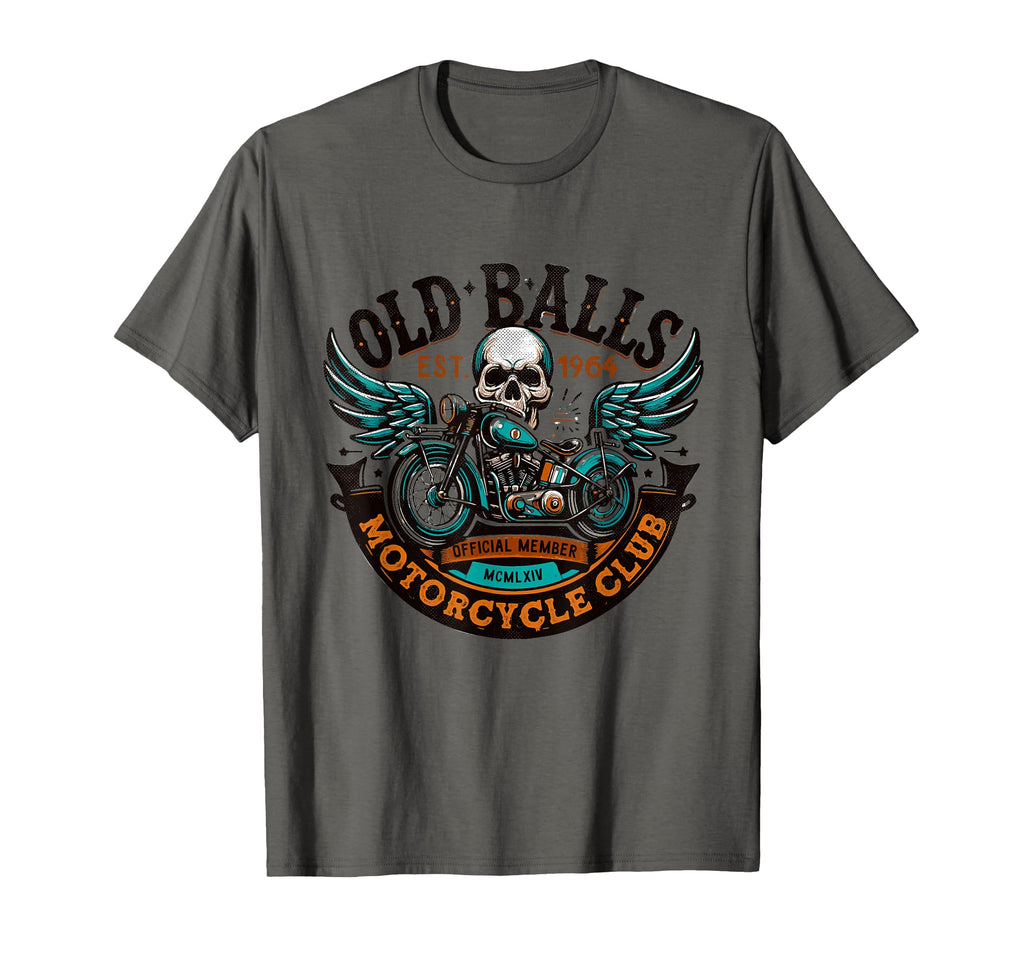 Motorcycle Birthday Mens 60Th T-Shirt - Aesthetic Graphic Men Women - T-Shirt, Sweatshirt, Hoodie