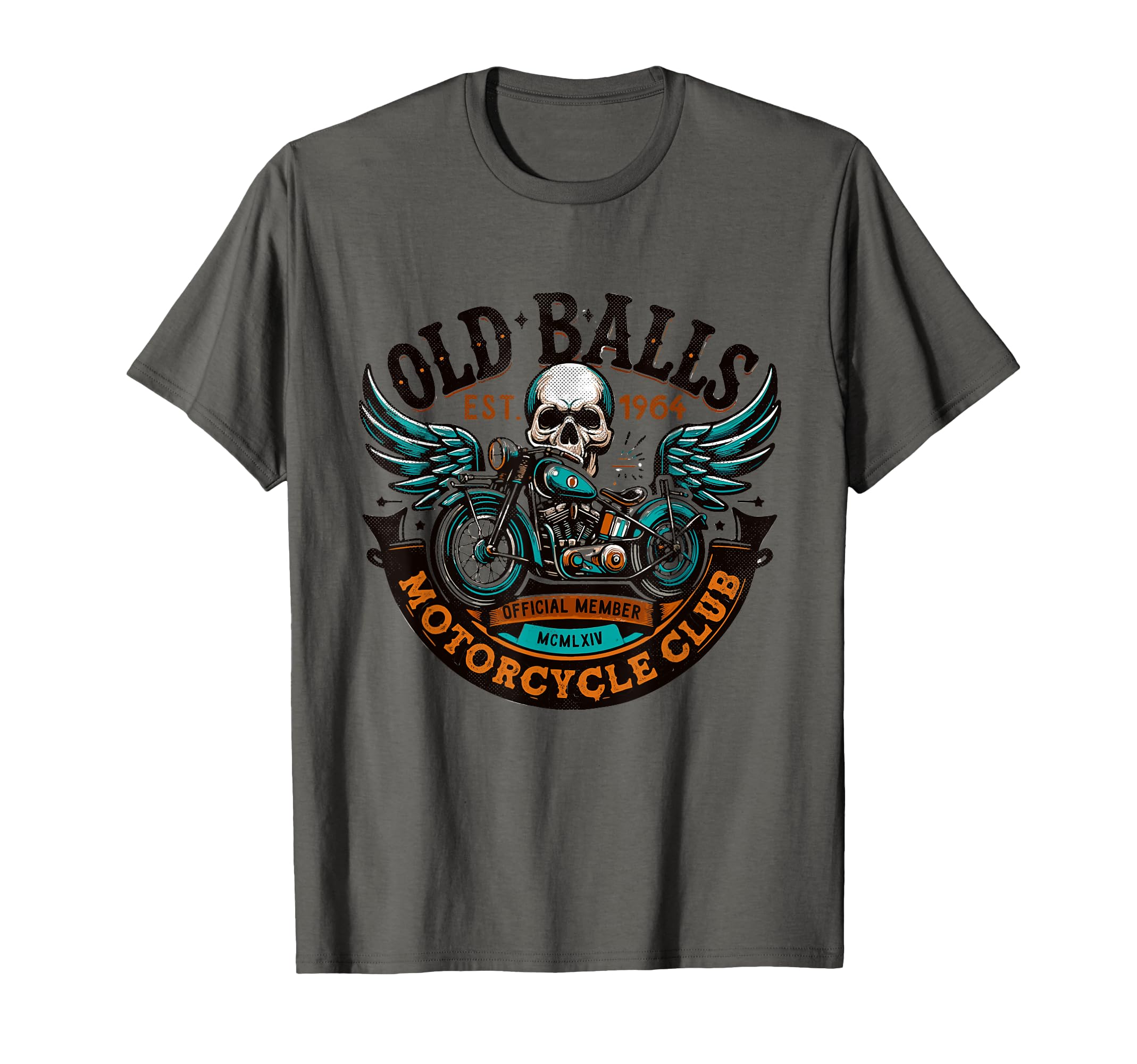 Motorcycle Birthday Mens 60Th T-Shirt - Aesthetic Graphic Men Women - T-Shirt, Sweatshirt, Hoodie