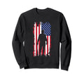 American Flag Baseball Baseball Sweatshirt - Streetwear Style Men Women - T-Shirt, Sweatshirt, Hoodie