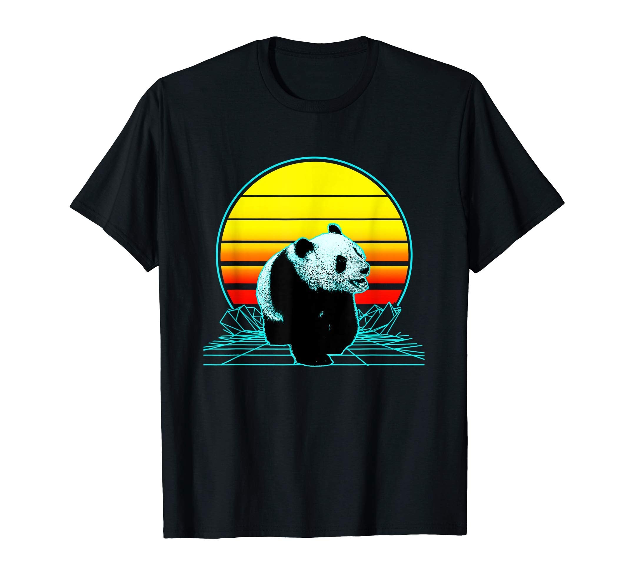 Sunset Panda T-Shirt - Streetwear Style Unisex - T-Shirt, Sweatshirt, Hoodie