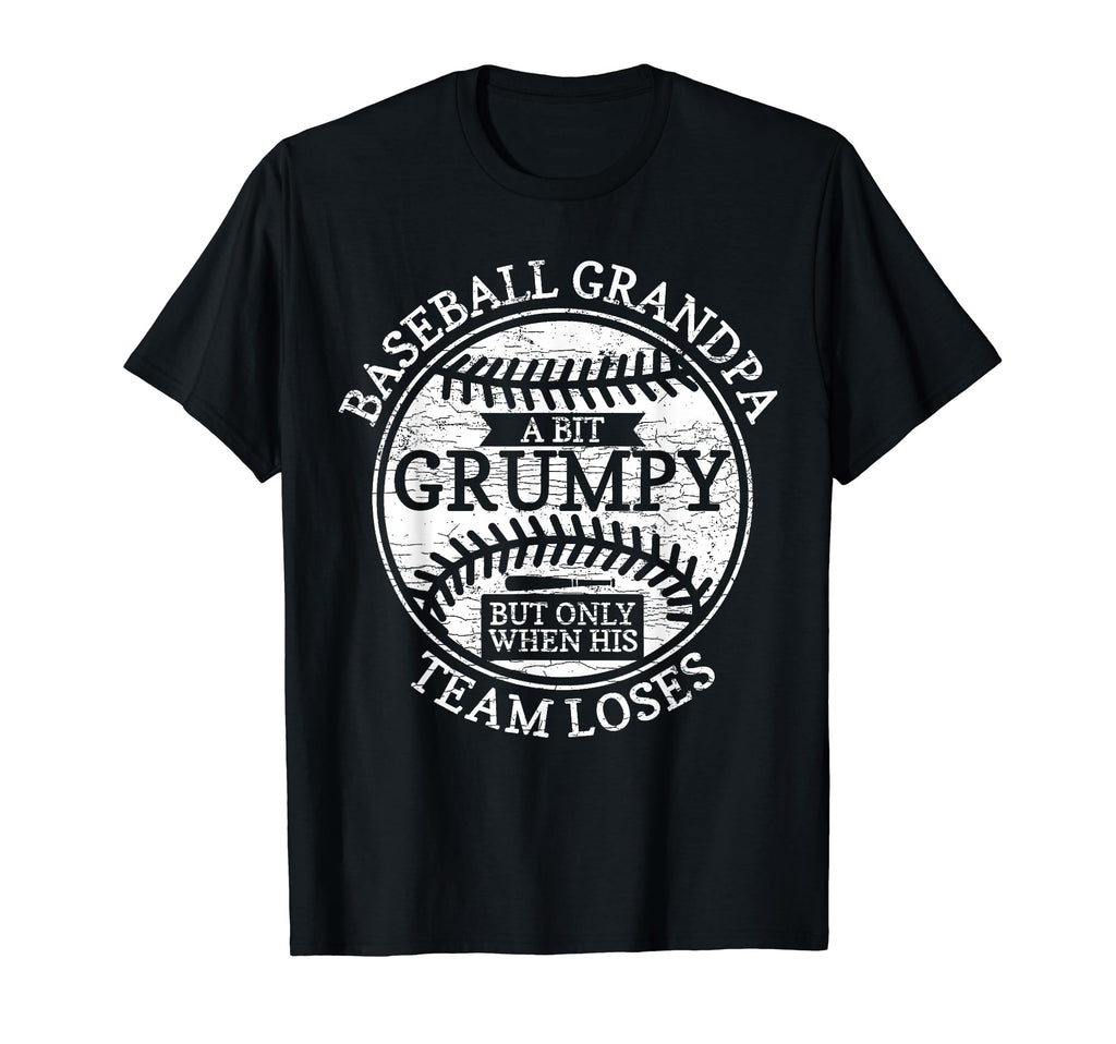 Grandpa Baseball Grandparents T-Shirt - Fun Novelty Design Men Women - T-Shirt, Sweatshirt, Hoodie