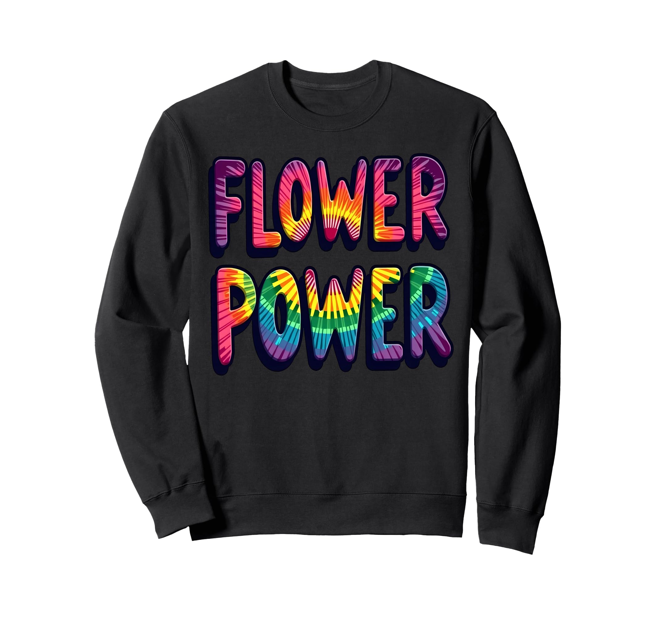 Flower Power Costume Sweatshirt - Fun Novelty Design Men Women - T-Shirt, Sweatshirt, Hoodie