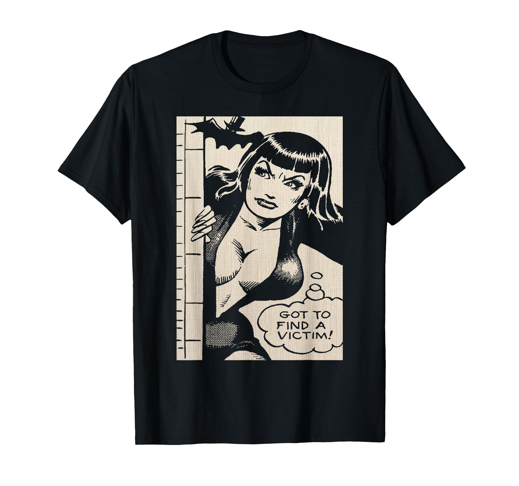 Vampire Bat Vampire Pin Up T-Shirt - Casual Everyday Wear for Adults - T-Shirt, Sweatshirt, Hoodie