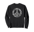 60S 70S Peace Love And Groovy Sweatshirt - Trendy Graphic for Adults - T-Shirt, Sweatshirt, Hoodie