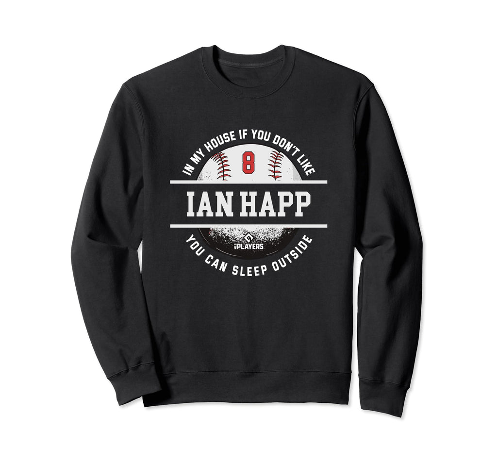 My House Ian Happ Mlbpa Baseball Sweatshirt - Minimalist Print for Adults - T-Shirt, Sweatshirt, Hoodie