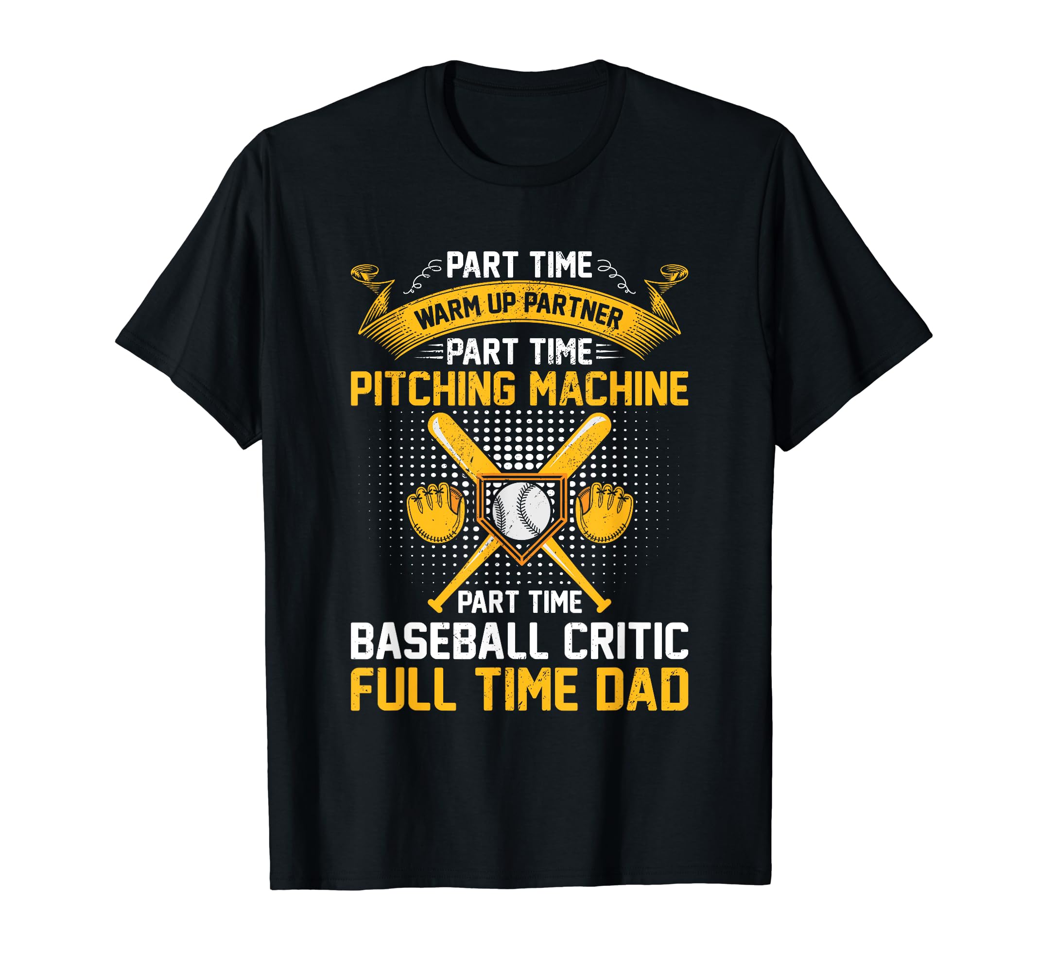 Part Time Warm Up Partner Baseball T-Shirt - Aesthetic Graphic for Adults - T-Shirt, Sweatshirt, Hoodie