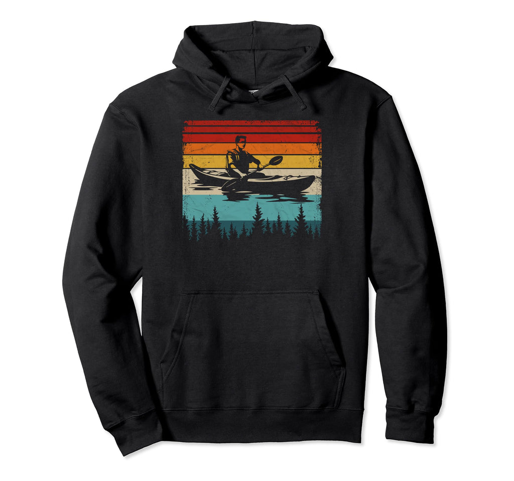 Canoeing Distressed Canoeing Hoodie - Minimalist Print Men Women - T-Shirt, Sweatshirt, Hoodie