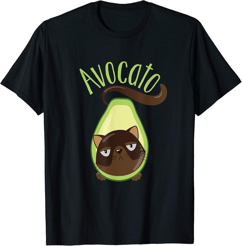 Funny Avocado Cat Avocato by Mixelle - Adult & Kids T-Shirts, Sweatshirts & Hoodies apparel design preview 1