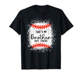 Baseball Sister Thats My Brother Out T-Shirt - Novelty Apparel for Adults - T-Shirt, Sweatshirt, Hoodie