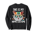60S 70S Costume This Is My Hippie Sweatshirt - Minimalist Print Men Women - T-Shirt, Sweatshirt, Hoodie