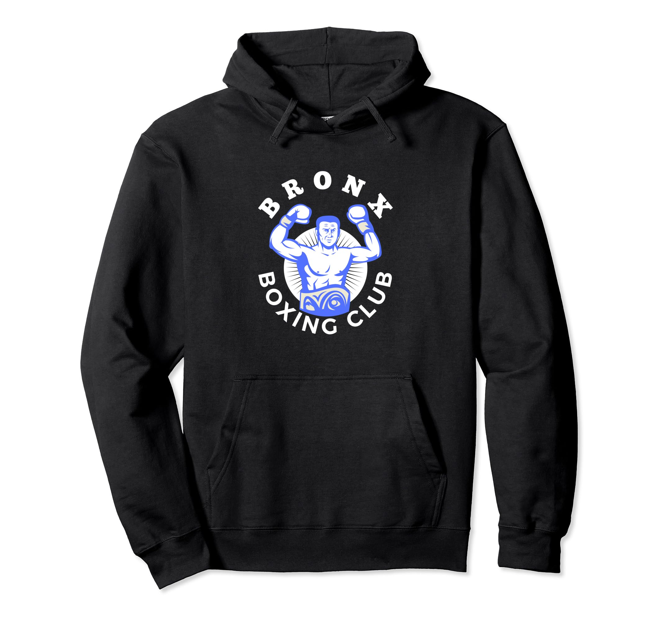 Bronx Boxing Club Distressed Boxer Hoodie - Unique Graphic Unisex - T-Shirt, Sweatshirt, Hoodie