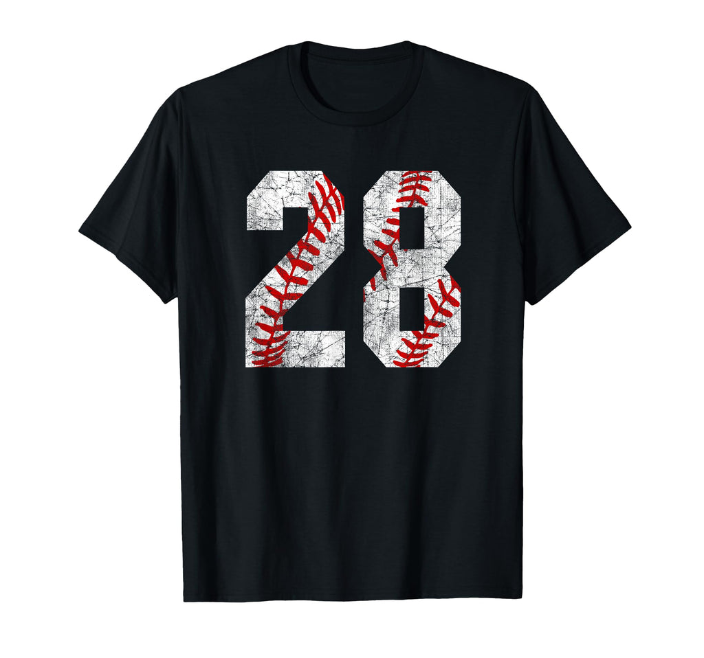 Baseball Mom 28 Jersey Baseball T-Shirt - Trendy Graphic Men Women - T-Shirt, Sweatshirt, Hoodie