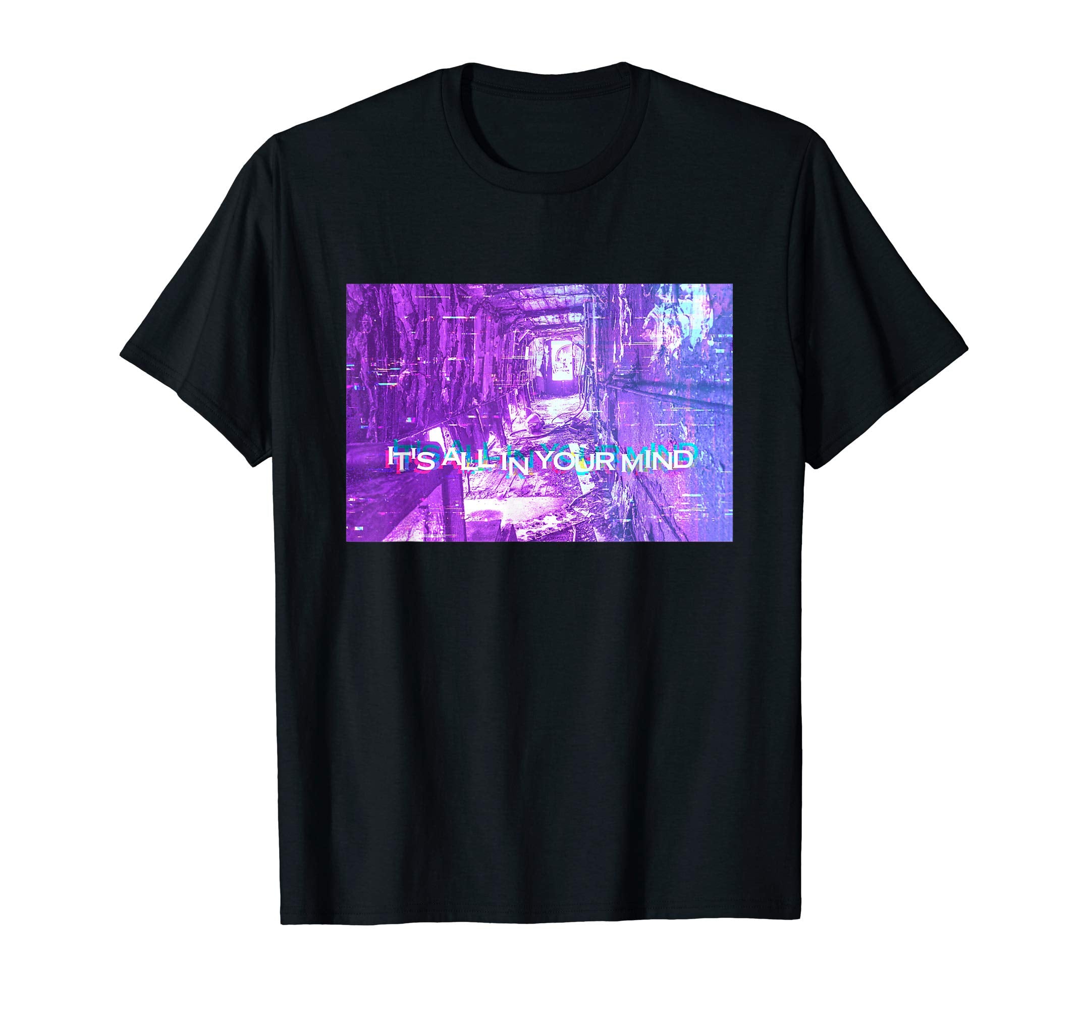 Its All Your Mind Sad Vaporwave Vhs T-Shirt - Aesthetic Graphic Unisex - T-Shirt, Sweatshirt, Hoodie