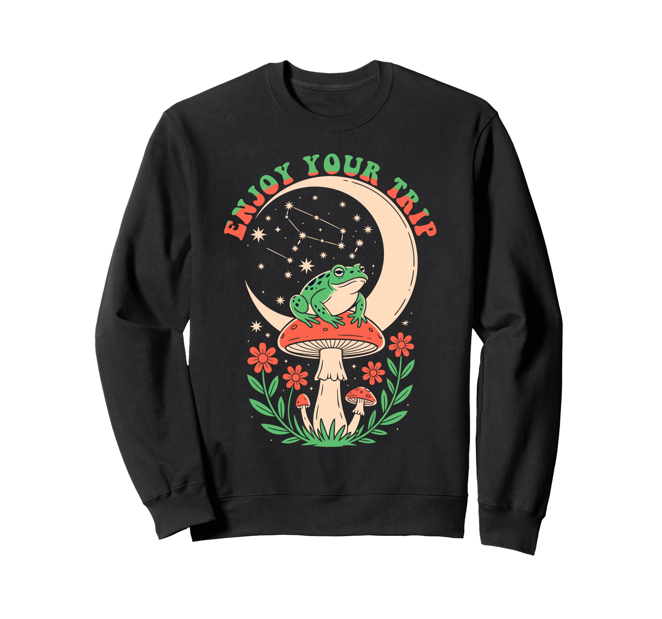 Enjoy Mushrooms Trip Sweatshirt - Casual Everyday Wear for Adults - T-Shirt, Sweatshirt, Hoodie