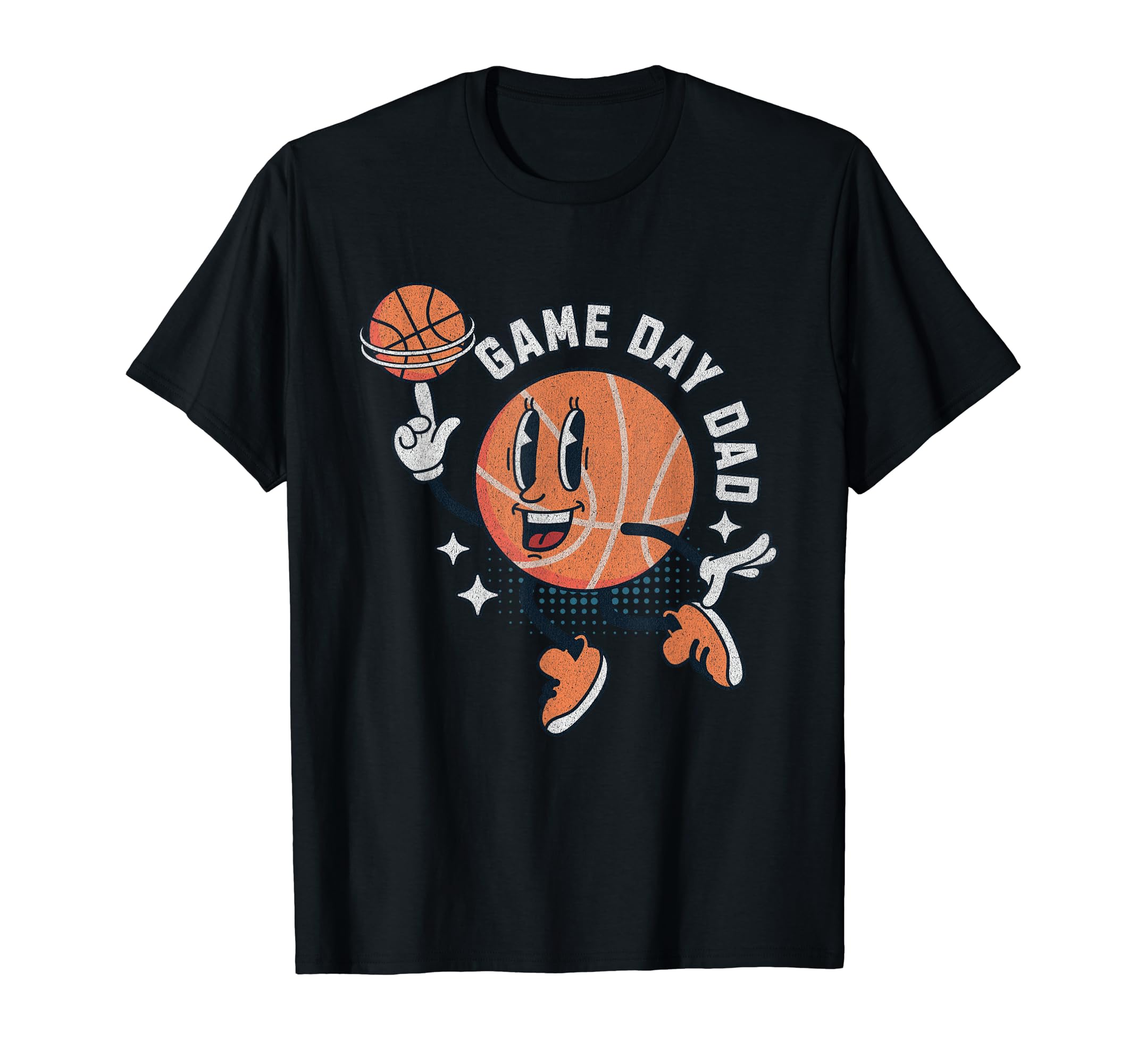 Basketball Game Day Dad Basketball T-Shirt - Minimalist Print Men Women - T-Shirt, Sweatshirt, Hoodie
